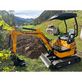 Schieder Minibagger WE18E mit YANMAR Motor und Schaufel-S