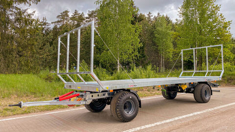 CynkoMet Ballentransportwagen / Bale platform / Remorque 