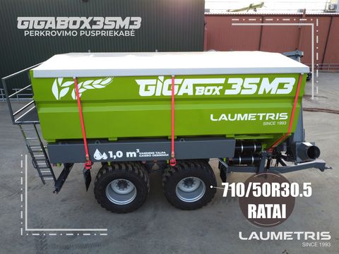 Sonstige Laumetris Überladewagen GIGABOX 35m3 /Chaser bin