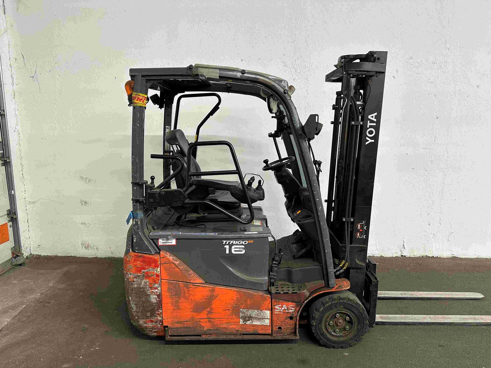 Toyota 8FBE16T - FREIHUB-Mast 3,3 m - SEITENSCHUB ! 2
