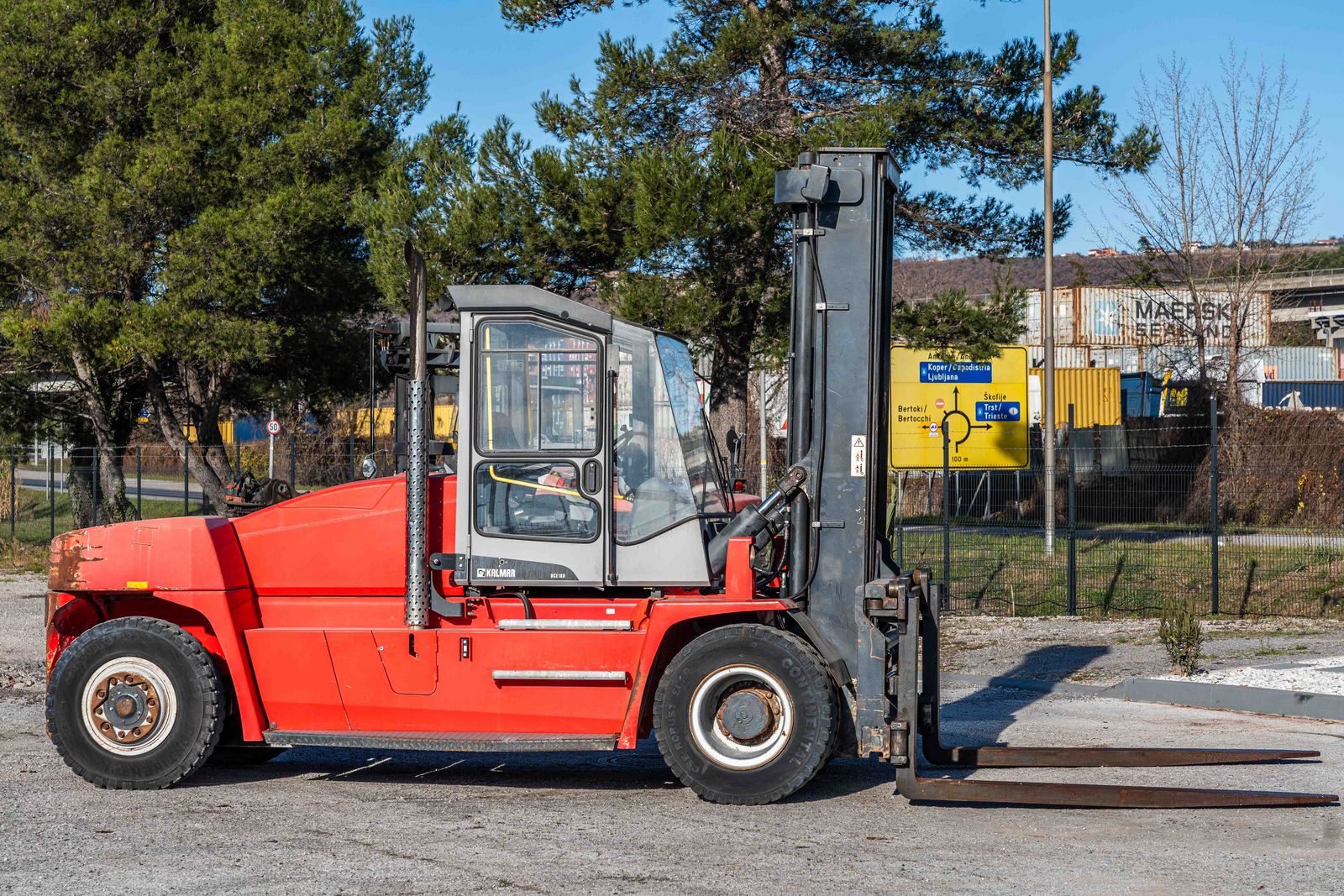 Kalmar DCE 160-12 - FREIHUB-Mast - ZVG - SS - KABINE !! 2