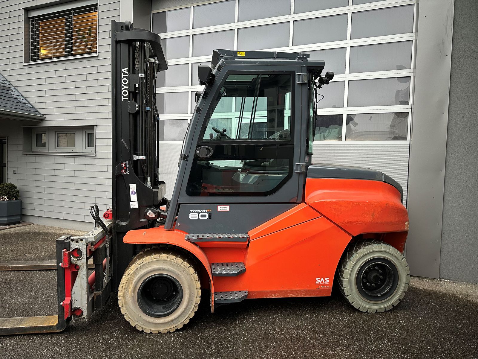 Toyota 9FBH80T - TRIPLEX 5 m - SS - ZVG - KABINE !!! 2