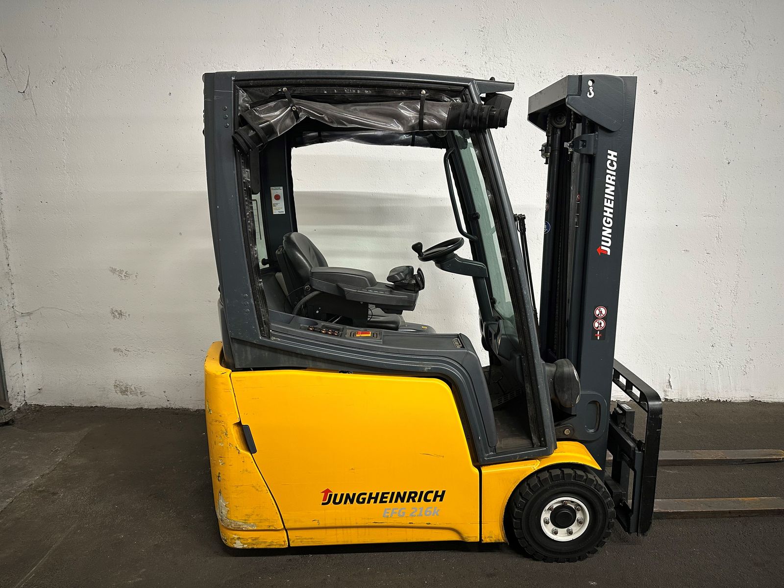 Jungheinrich EFG 216k - TRIPLEX 4,5 m - SEITENSCHIEBER ! 2