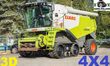 Claas  LEXION 670 TT - 2011 - 4X4 - 3603 h - 3D 