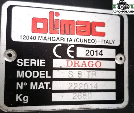 Olimac Maispflücker OLIMAC DRAGO  S 8 TR - 2014 BJ 