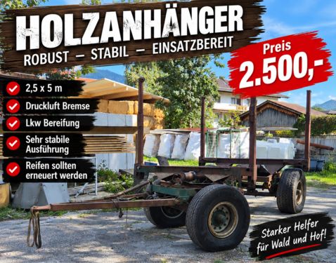 Sonstige 2 Achs Forstanhänger