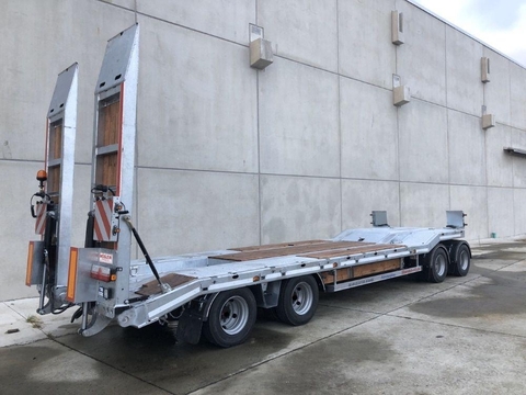 Möslein T 4 VB H1 neuer 4 Achs Tieflader hydraulischen R 3
