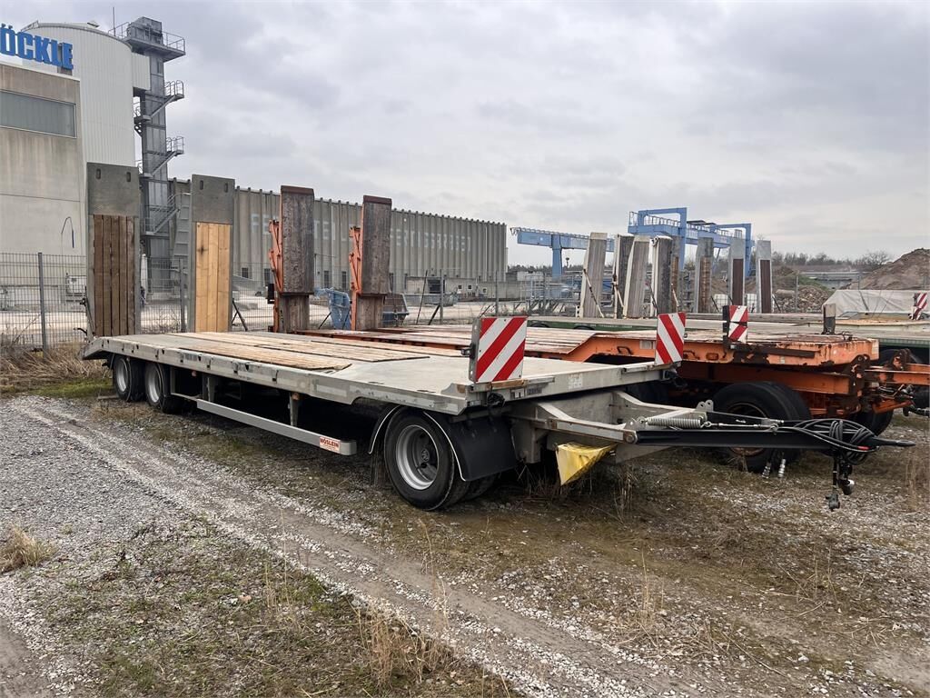 Möslein TO 3 F Schwebheim 3 Achs Tiefladeranhänger 9 m L 1