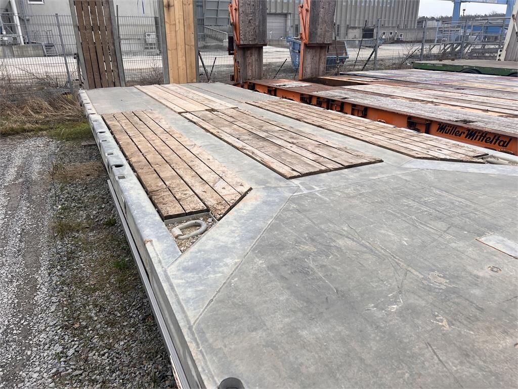 Möslein TO 3 F Schwebheim 3 Achs Tiefladeranhänger 9 m L 2