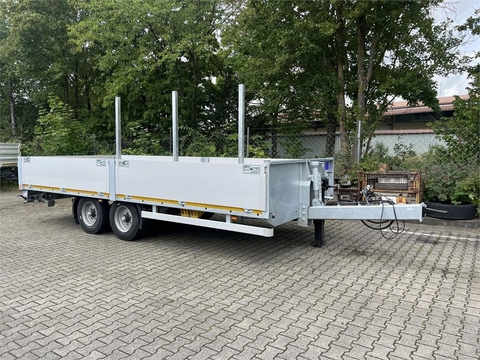 Möslein THT 11 G 6,2 L Tandem- Pritschenanhänger- Tiefla