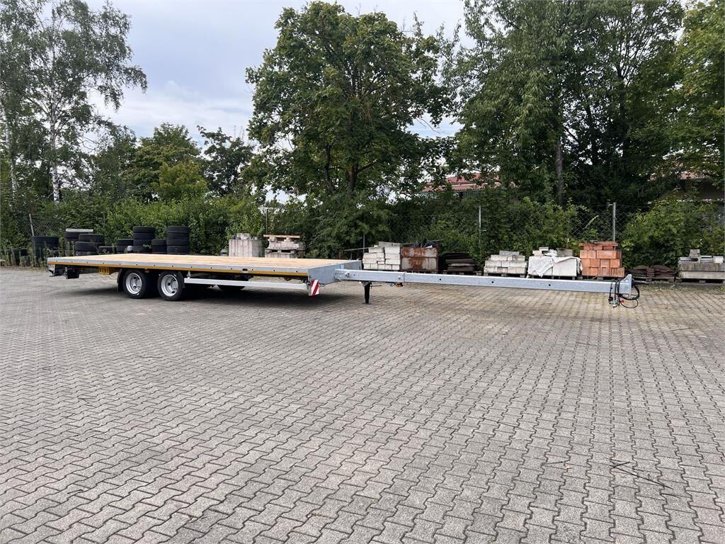 Möslein THT 11 G Ausziehbar 11,9 t Tandemanhänger- Tiefl 1