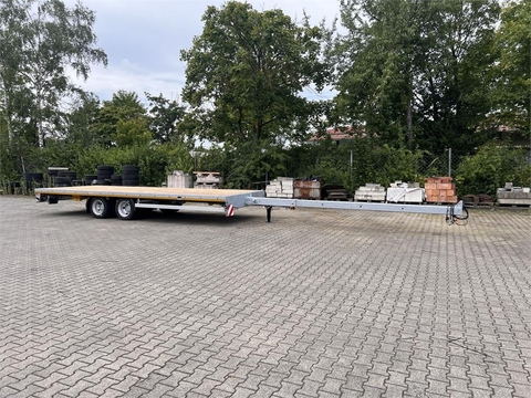 Möslein THT 11 G Ausziehbar 11,9 t Tandemanhänger- Tiefl