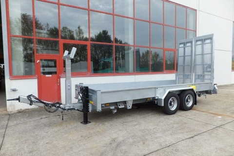 Möslein TT 11-E6x2 Tieflader für Fräsen breiten Rampen,  1