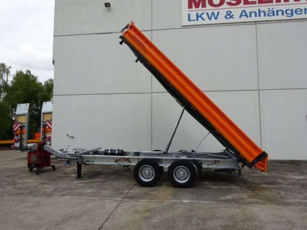 TTD13- BA Orange 13 t Tandem Kipper Tiefladermit 2