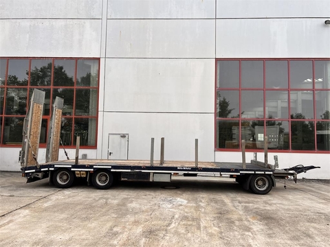 Müller Mitteltal D3 3 Achs Tieflader 9 m, Verzinkt, Wen