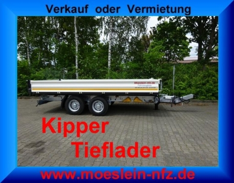 Sonstige TTD 11 Weiß neuer Tandem 3- Seitenkipper Tieflad