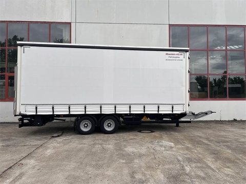 Möslein TPS 105 D-L Planenanhänger, Ladebordwand + Durch
