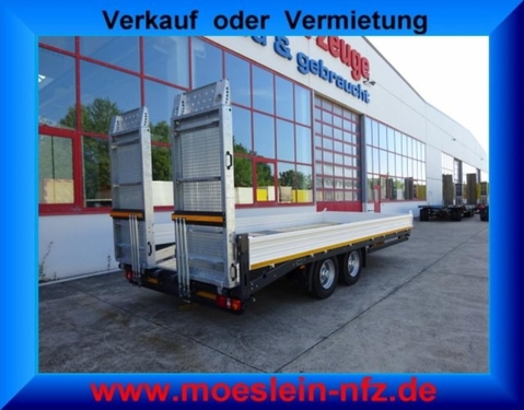 Möslein TTT 11-6,2 BR Weiß Tandemtieflader mit breiten R