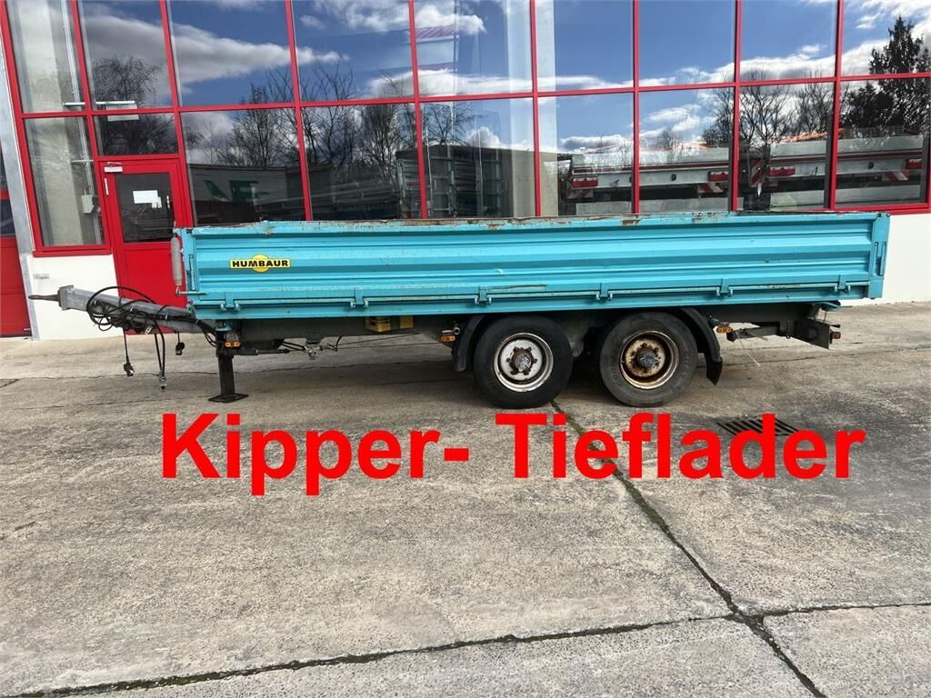 Humbaur HTK 10 50 24 Tandem Kipper- Tieflader 1