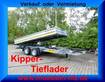 Sonstige TTD 13 Verzinkt 13 t Tandem 3- Seitenkipper Tief
