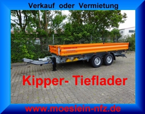 Sonstige TTD11 Orange neuer Tandem 3- Seitenkipper Tiefla