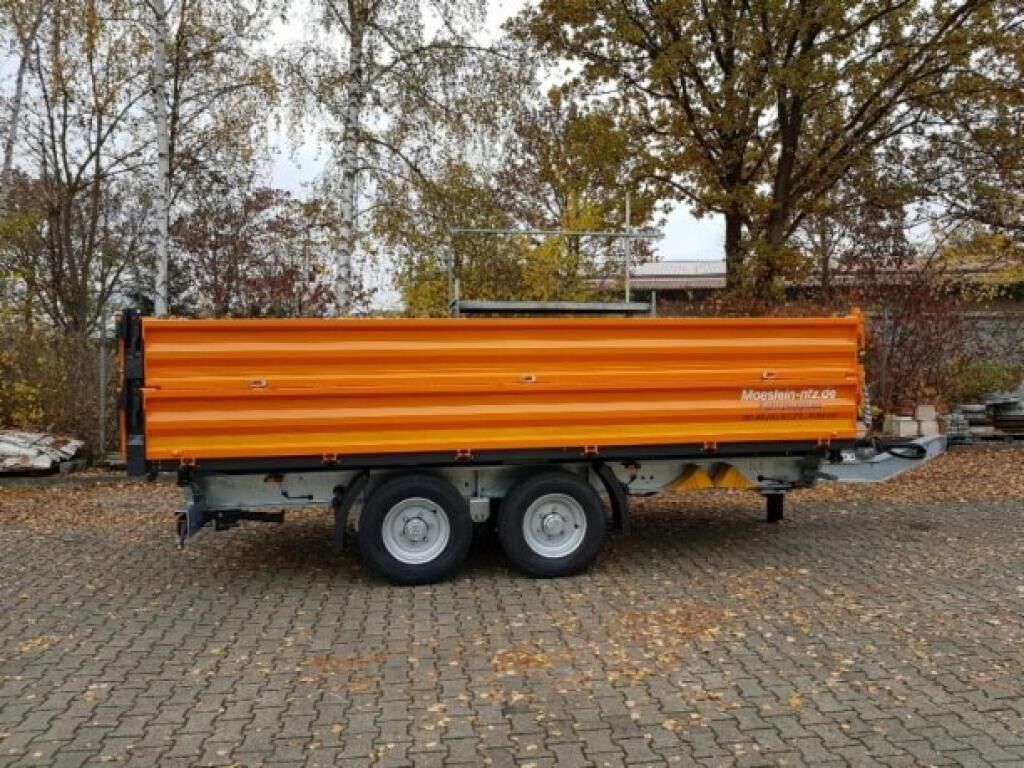 TTD13- BA Orange 13 t Tandem Kipper Tiefladermit 1