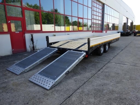 Möslein TTT 11-6,2 BR Weiß Tandemtieflader mit breiten R