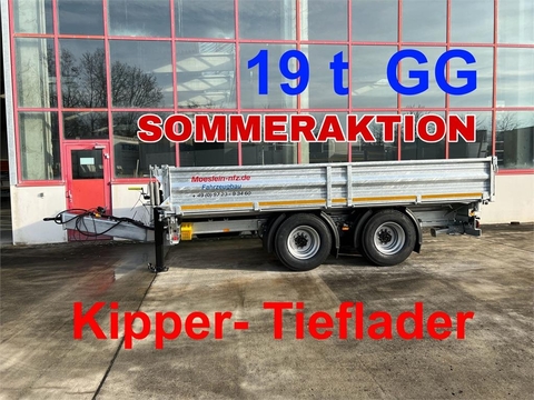 Sonstige TTD 19 B 19 t Tandemkipper- Tieflader, Breitbere