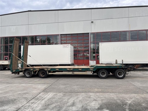 Humbaur HTD 409525-4A 4 Achs Tiefladeranhänger, kein Mül