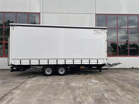 Möslein TPS 105 D-L Planenanhänger, Ladebordwand + Durch