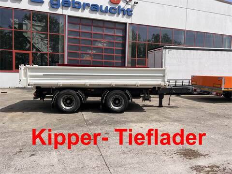 Müller Mitteltal 21 t Tandemkipper- Tieflader, wenig Be