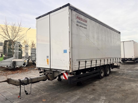 Möslein TPW 105 D 7,30 Tandem- Schiebeplanenanhänger zum