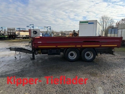 Sonstige TK14 14,4 t Tandemkipper- Tieflader Breitbereifu