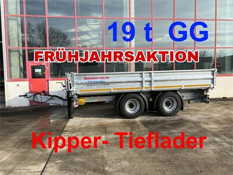 Sonstige TTD 19 B 19 t Tandemkipper- Tieflader, Breitbere