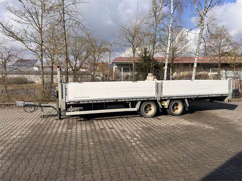 Humbaur HBTZ 137224 14,4 t Tandem- Pritschenanhänger- Ti