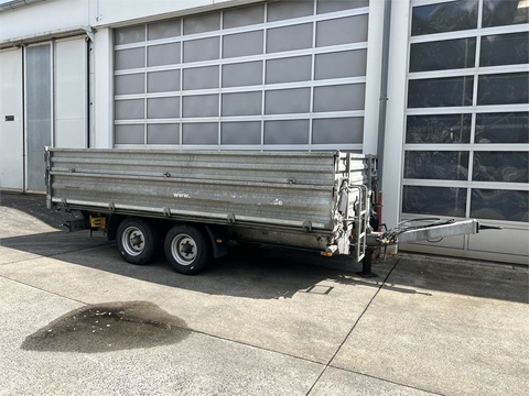 Humbaur D1AC Tandemkipper- Tieflader mit Aufsatz, neuwer