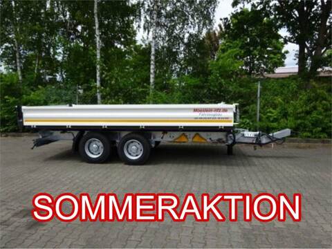 Sonstige TTD 11 Weiß neuer Tandem 3- Seitenkipper Tieflad