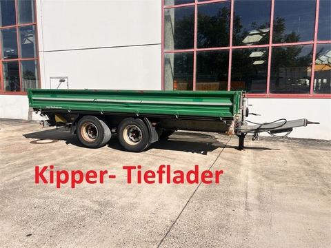 Humbaur HTK 135524 14 t Tandemkipper- Tieflader, Breitbe
