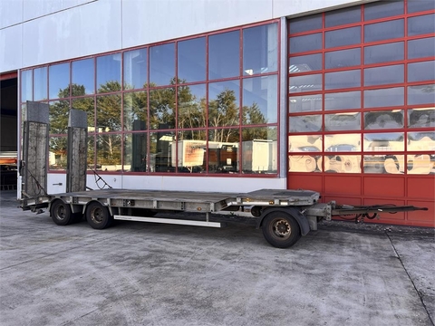 Humbaur HTD 30 3 Achs Tiefladeranhänger, verzinkt