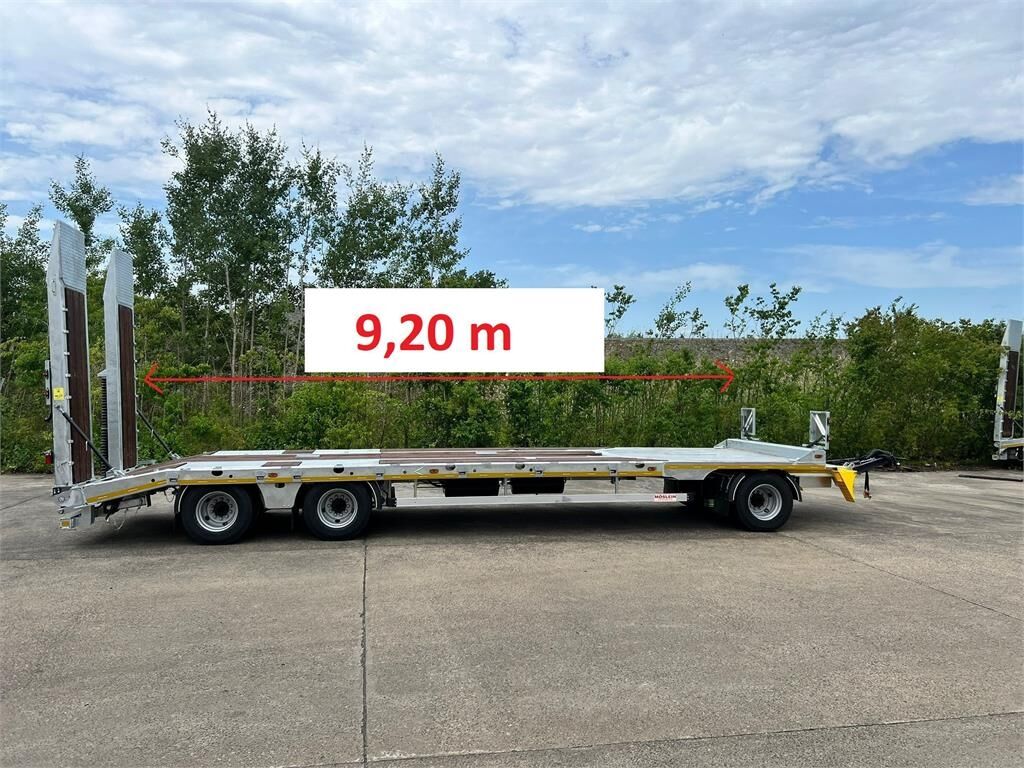 Möslein T 3-9,20 F 3 Achs Tieflader mit gerader Ladefläc 1
