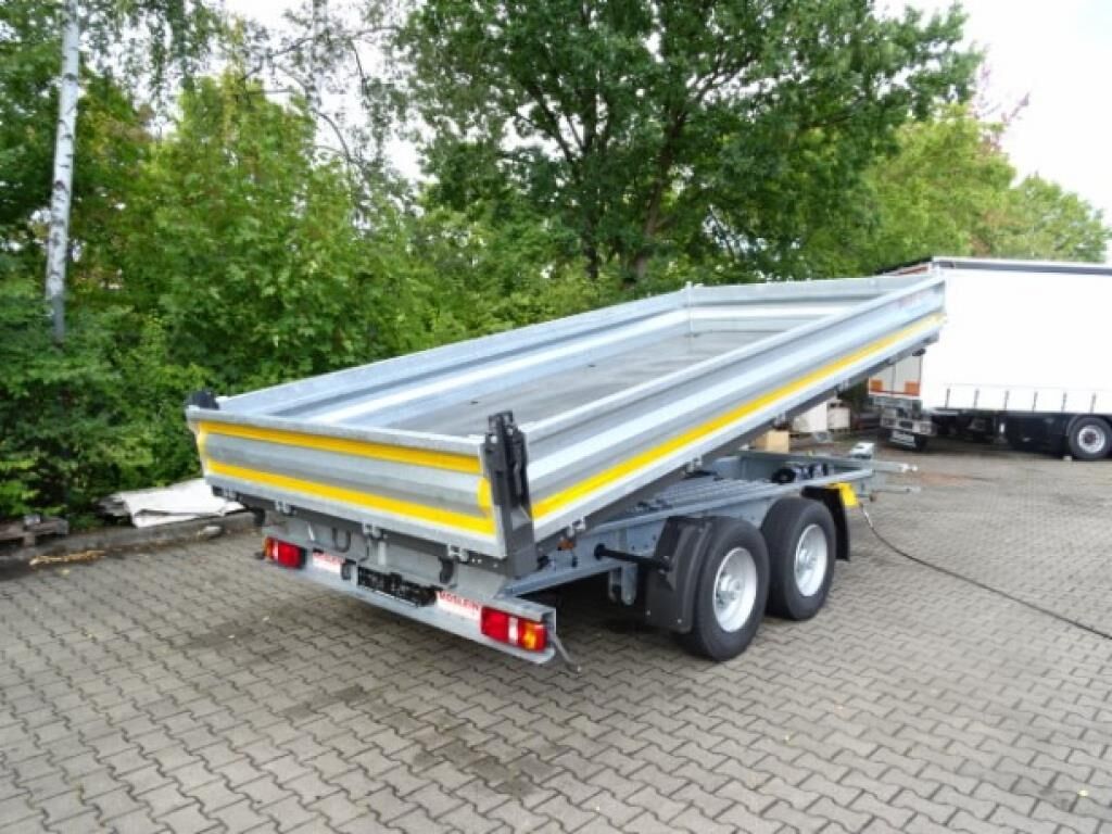 TTD 13 Verzinkt 13 t Tandem 3- Seitenkipper Tief 3