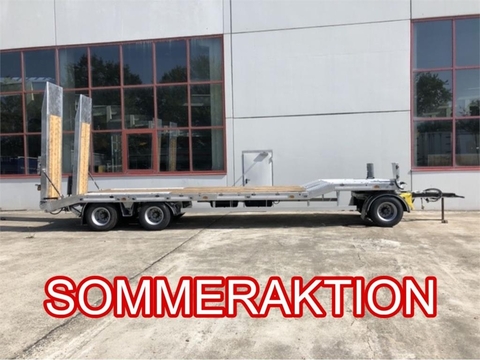 Möslein T 3-6,60 VB 1 3 Achs Tieflader- Anhänger, Luftge