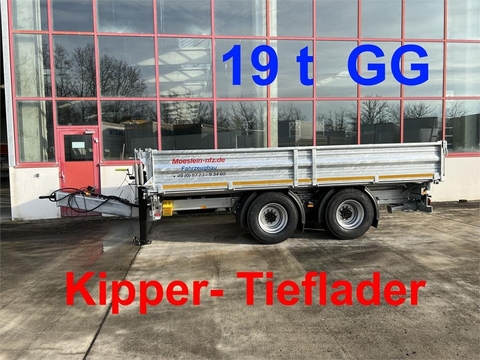 Sonstige TTD 19 B 19 t Tandemkipper- Tieflader, Breitbere