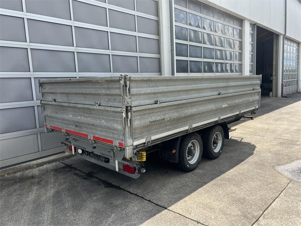 Humbaur D1AC Tandemkipper- Tieflader mit Aufsatz, neuwer 3
