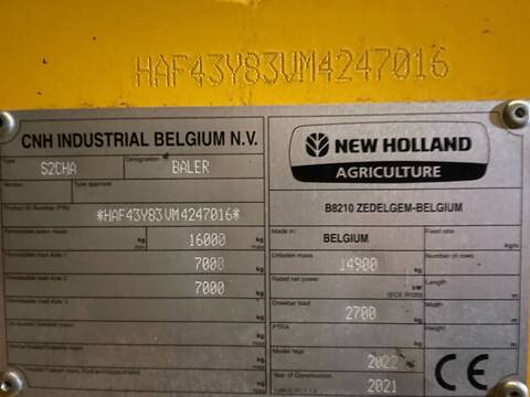 New Holland BB 1290 RC High Density