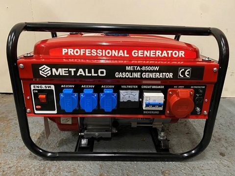 Sonstige Metallo META-8500W Benzin Generator