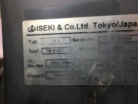 Iseki TM 3160