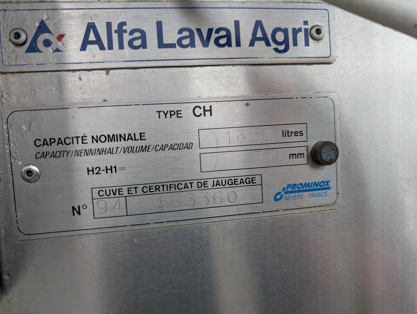 De Laval DeLaval 1650 Liter Milchkühltank 2