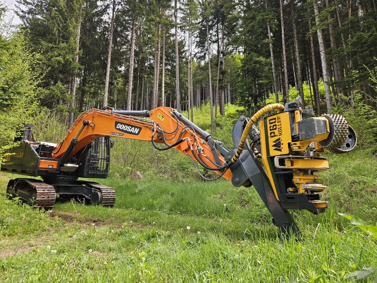 Doosan DX235NLC-5 mit Prozessor Koller P60. 2