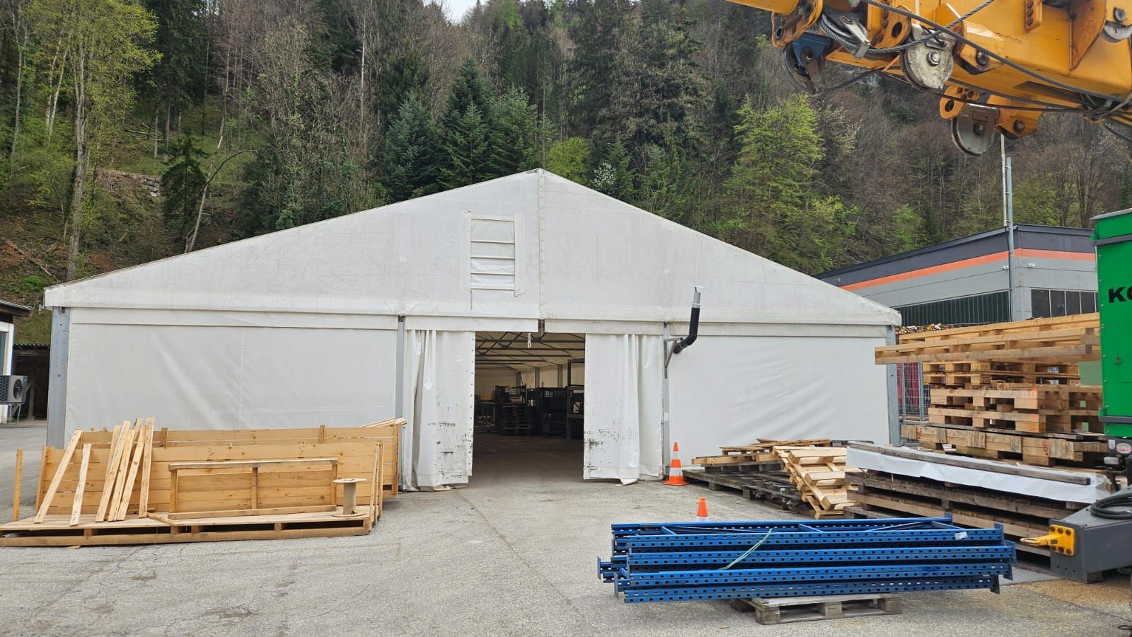 Lagerzelt / Zelthalle 35x15m   3